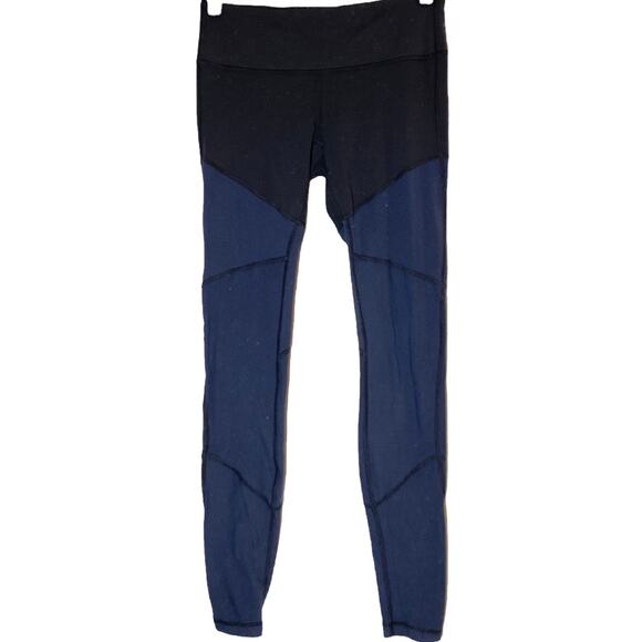 Lululemon Wunder Under Pant Full-On Luon Lycra Tonka Stripe Inkwell Black 6 - Picture 2 of 5